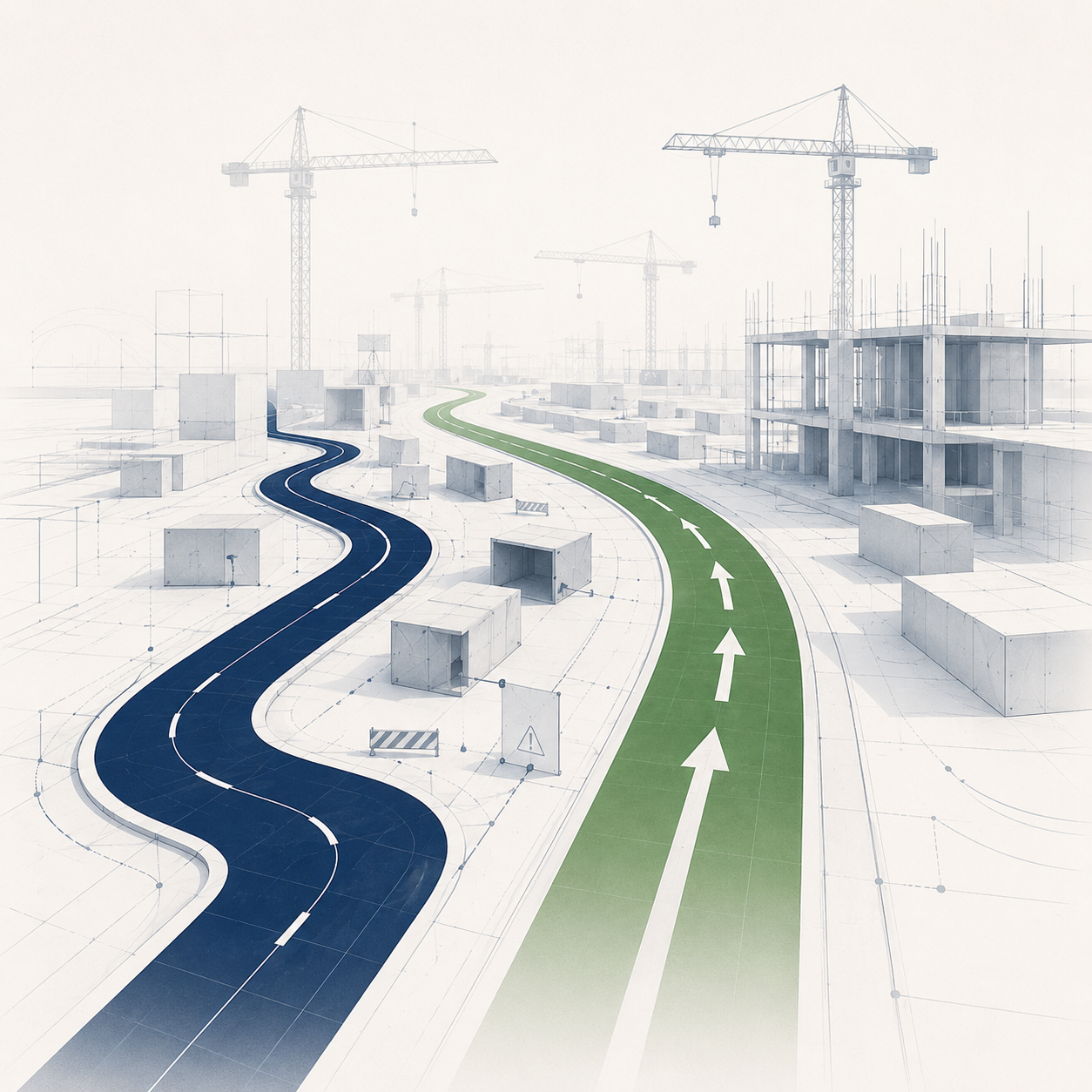 Illustration du cas d'usage retards sur chantier complexe